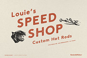 National Railway - A Rustic Font, a Sans Serif Font by Komet & Flicker (Thumbnail 5 of 15)