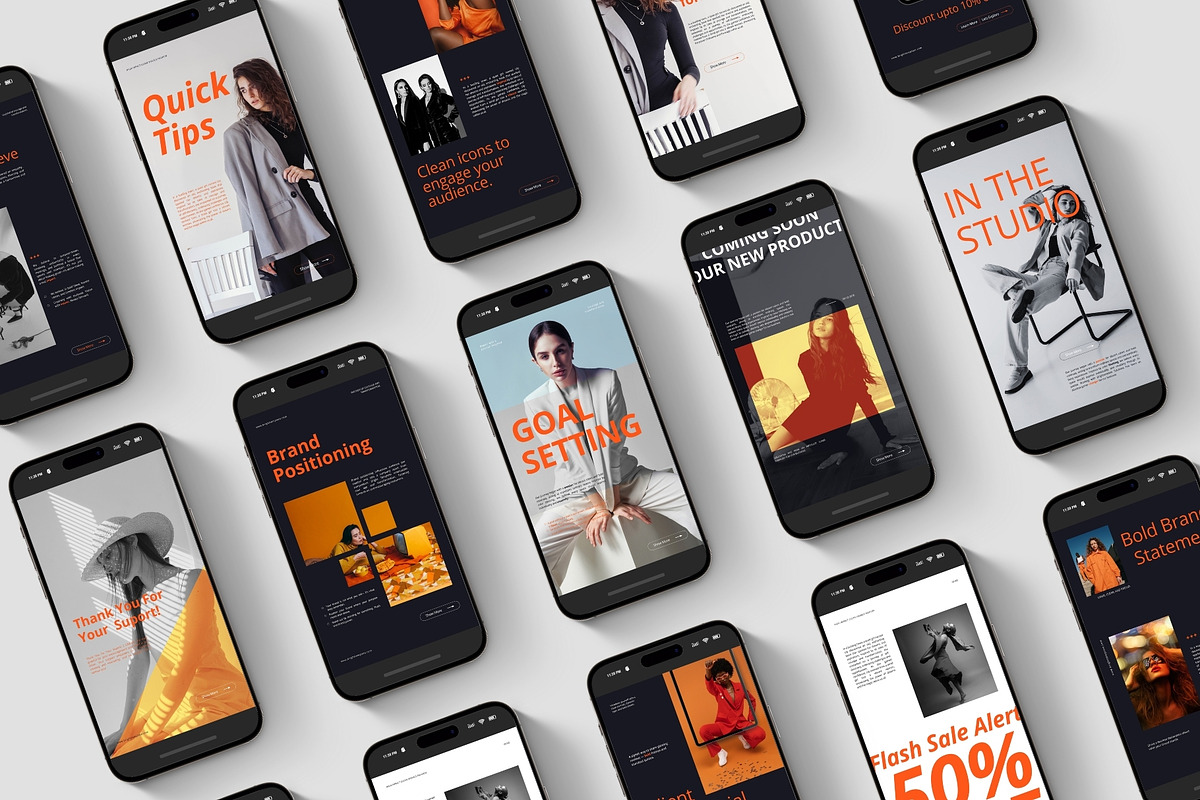 50 Animated Instagram Stories Canva, a Social Media Template by TheBrightGrap (Photo 10 of 10)