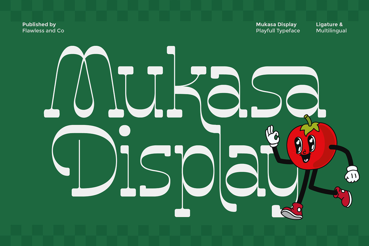 Mukasa - Display Playfull Font, a Font by Flawless And Co (Photo 1 of 10)