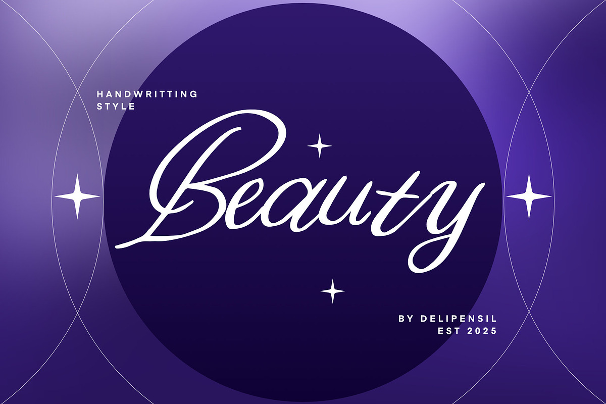 Mearly - Modern Handwritten Typeface, a Handwritten Font by delipensil (Photo 2 of 7)