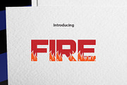 ON FIRE, a Font by da_only_aan (Thumbnail 1 of 6)