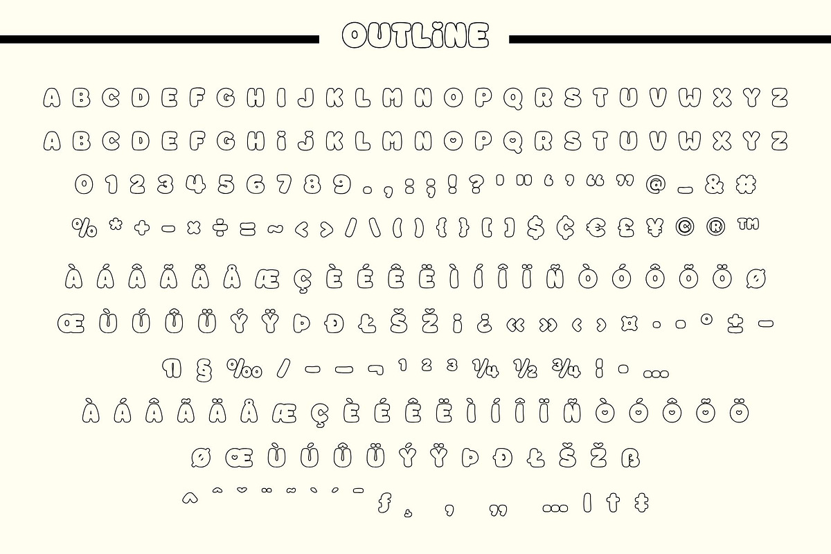 Fox Dimsum Font, a Symbol Font by Fox7 By Rattana (Photo 12 of 13)