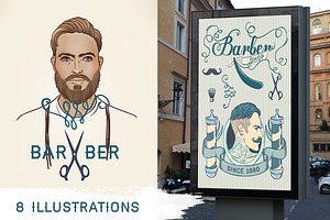 Vintage Barbershop Branding Kit