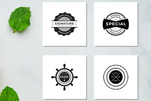 Vintage Badge Design Template, a Stationery Template by MightyDesign