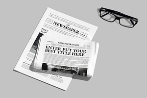 Newspaper Template, a Magazine Template by ContestDesign