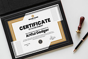 Certificate Design Layout, a Stationery Template by MightyDesign (Thumbnail 3 of 6)