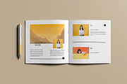Square Book Mockup, a Books & Magazine Mockup by Graphicell (Thumbnail 3 of 5)