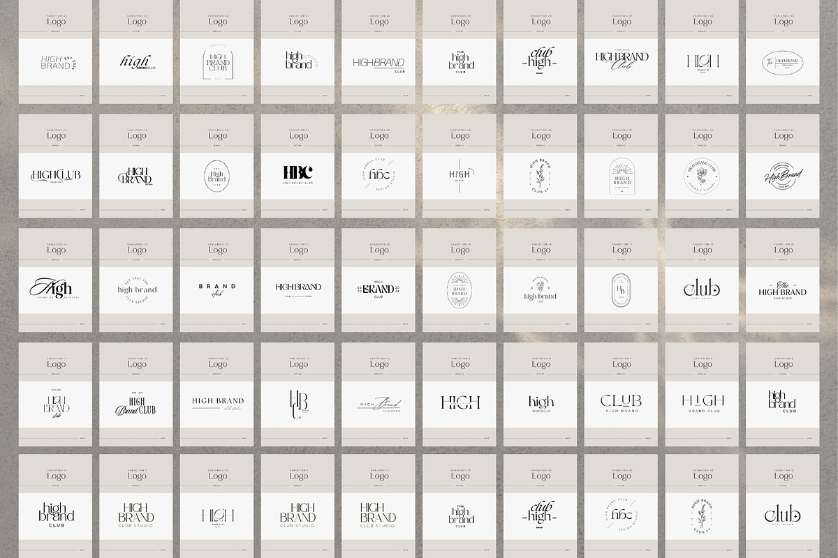 Canva Aesthetic Branding Templates, a Branding & Logo Template by highbrandclub (Photo 6 of 9)