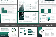 Business Company Profile PowerPoint, a Presentation Template by Artemis-products (Thumbnail 1 of 6)