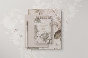 Beige Neutral Luxury Floral Pattern, a Pattern Graphic by paper aesthetic (Thumbnail 2 of 9)