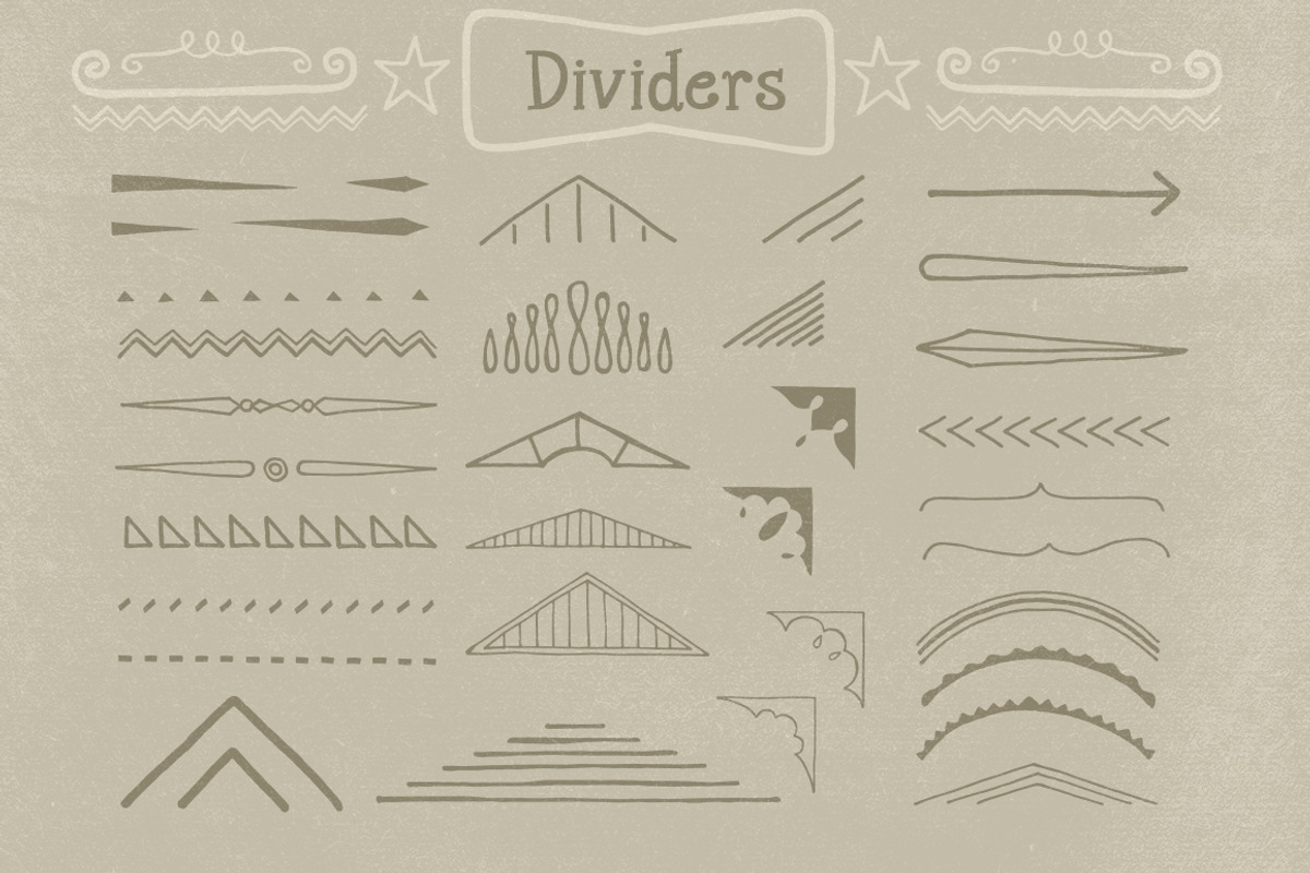 120 Handwritten Decorative Shapes 05 preview 3