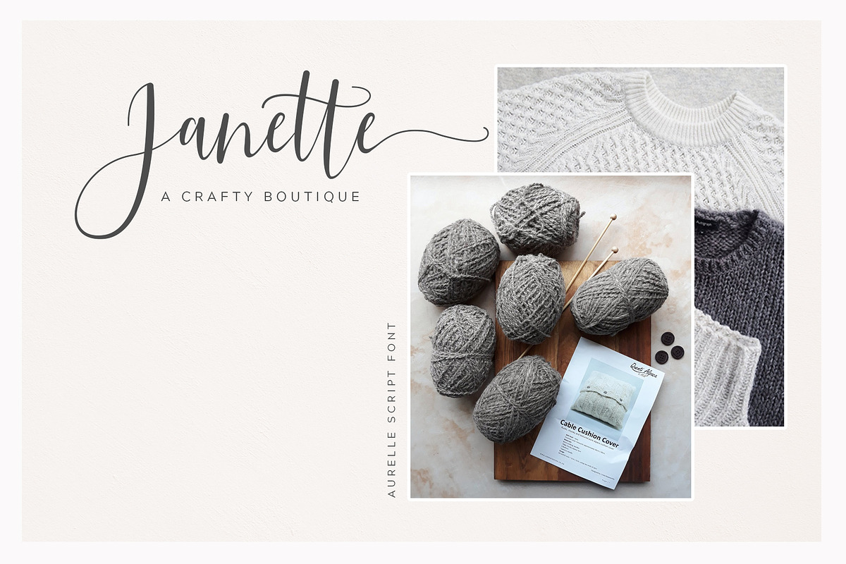 Aurelle Script Font preview 4
