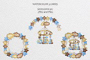 Sweet dreams watercolor clip art, an Animal Illustration by Fresh art by Larysa (Thumbnail 4 of 4)