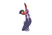 Rock concert posters, musicians set, a Person Illustration by PaperTrident (Thumbnail 3 of 9)