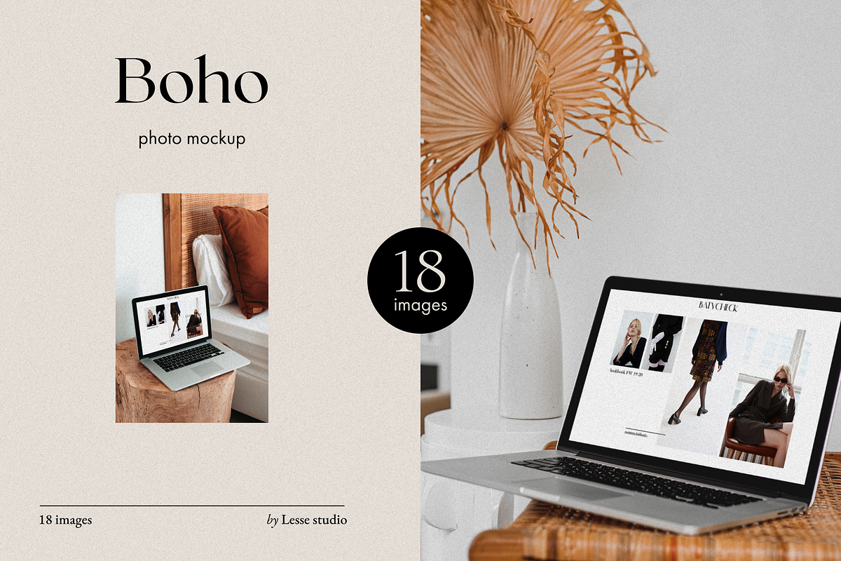 Boho Photo Mockup Bundle, an iPad Mockup by Lesse Studio (Photo 1 of 8)