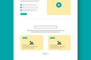 eCommerce Wireframe Landing Page, a Landing Page Template by MightyDesign (Thumbnail 5 of 9)