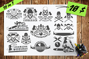 19 in 1 Set of Lumberjack, a Graphic by Hadanello88 (Thumbnail 1 of 3)