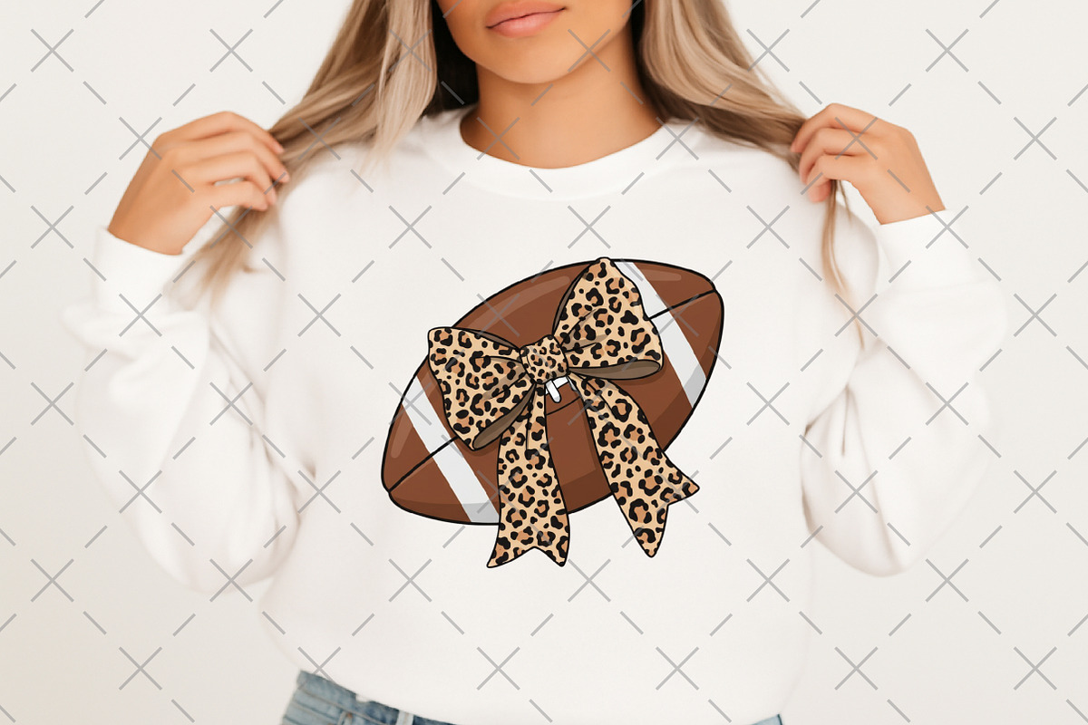 Coquette Football Bow PNG, an Illustration by Craft Nest (Photo 2 of 6)