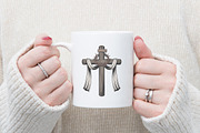 Christian Cross watercolor, an Illustration by Watercolor design (Thumbnail 6 of 6)