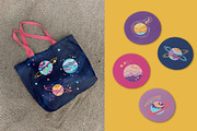 Fantasy planets cartoon illustration, a Decorative Illustration by Neliakott ♥ (Thumbnail 3 of 8)