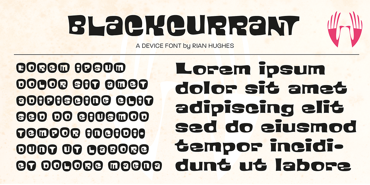 Blackcurrant, a Symbol Font by Device (Photo 4 of 6)
