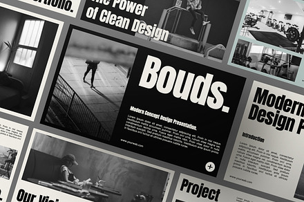Bouds Modern Brand Presentation, a Presentation Template by Portocraft