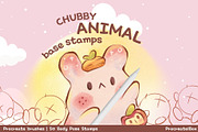 Animal Body Base Procreate Stamps, a Brush Add-On by ProcreateiBox (Thumbnail 1 of 5)
