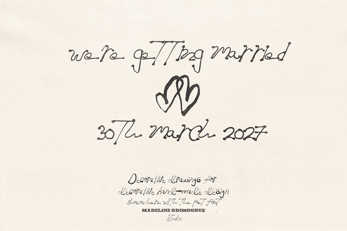 Painted Poetry — Hand Drawn Graphics, a Decorative Illustration by Madeline ODonoghue Design (Photo 11 of 12)