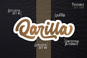 Advocate Script 4 Style + Extras, a Script Font by Masanis (Thumbnail 5 of 15)