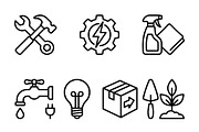 380 Customer Service Icon Set, an Outline Icon by adenpinkstore (Thumbnail 19 of 19)