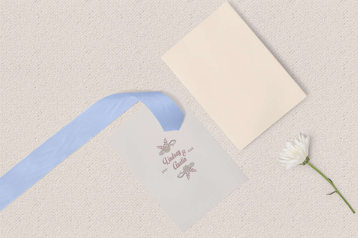Vintage Wedding Invitation Template, an Invitation Template by Giant Design (Photo 5 of 6)