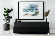 Watercolor Sea Storm Illustrations, a Decorative Illustration by TheBlackPixelCo (Thumbnail 3 of 6)