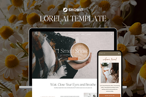 Lorelai - Showit Website Template