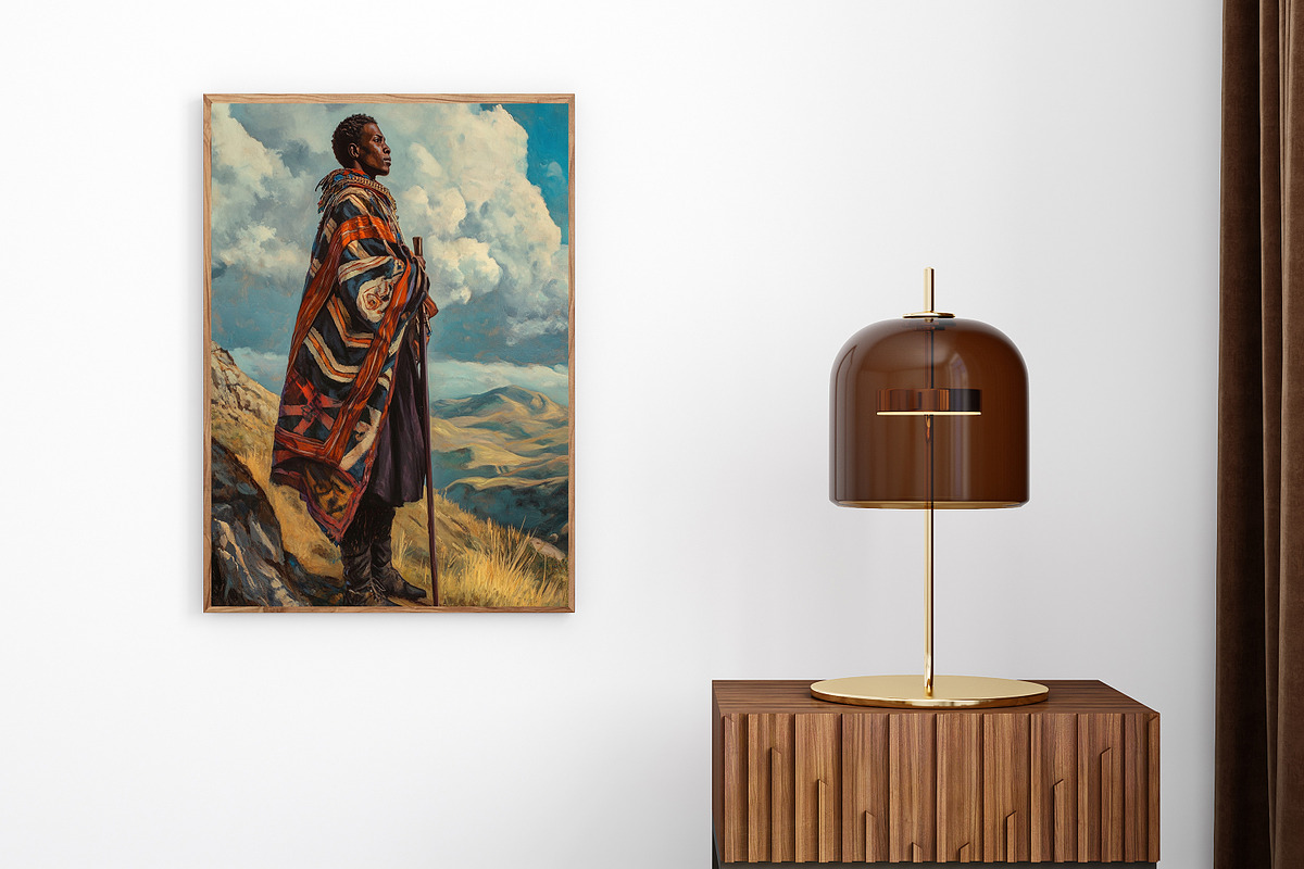 Guardian of the Horizon Wall Art, a Person Illustration by PrintablesByFranklyn (Photo 2 of 6)
