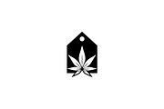 Minimalist Cannabis Tag Logo, a Branding & Logo Template by Luxury Logos (Thumbnail 3 of 4)