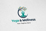 Yoga & Wellness Logo, a Branding & Logo Template by Martin-Jamez (Thumbnail 2 of 4)