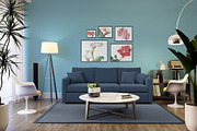 Wall Frame Mock-up, a Household Mockup by Colatudo Store (Thumbnail 3 of 12)