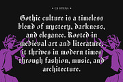 CS Hyena – Old English Font, a Blackletter Font by Craft Supply Co. (Thumbnail 2 of 8)