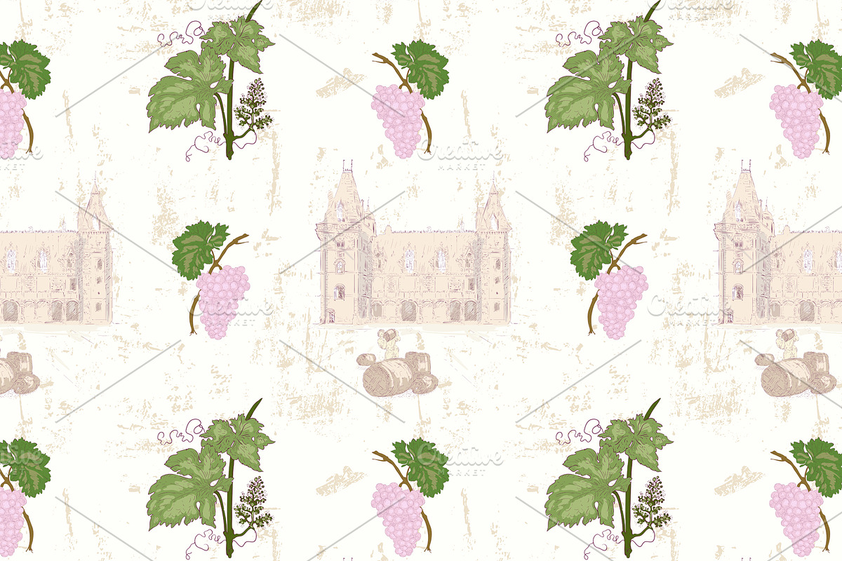 10 Grapevine seamless patterns, a Pattern Graphic by YvY (Photo 9 of 12)