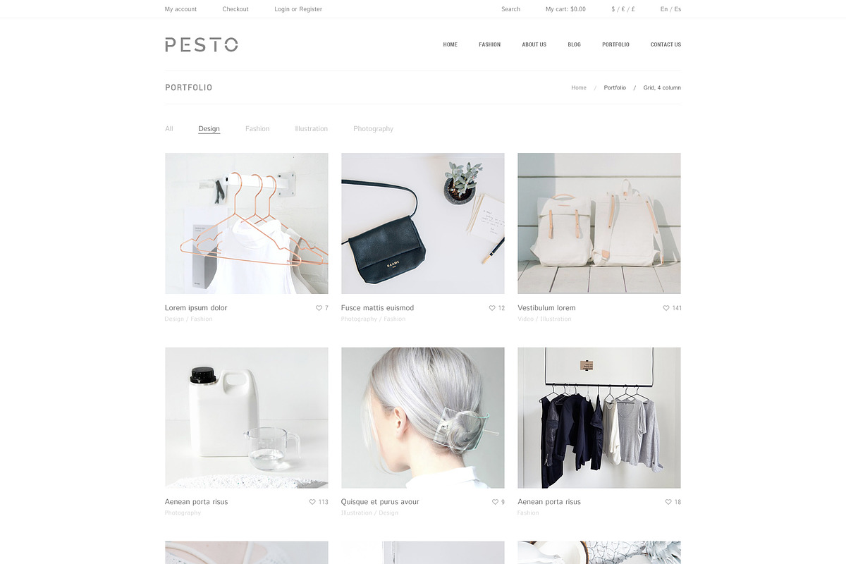 Pesto - eCommerce PSD Template, a Websites & App Template by Promokit (Photo 18 of 37)