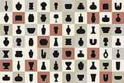 Vase Collection Shapes & Masks, an Object Graphic by line & plane (Thumbnail 2 of 9)