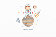 Space adventure watercolor, an Illustration by Marina Ermakova (Thumbnail 13 of 13)