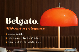 Belgato Elegant Vintage Font Family