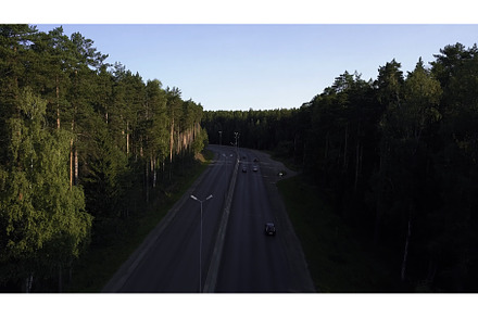 View of the departing cars. Clip. A, a Transportation Photo by Media Whale Stock
