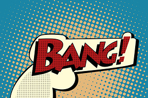 Bang Comic Book Bubble