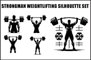 Vintage Strongman Weightlifting, an Object Graphic by jahid234 (Thumbnail 1 of 6)