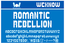 Romantic Rebellion font