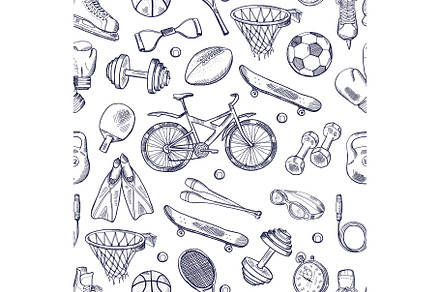 Vector doodles hand drawn seamless, a Background Graphic by Onyx