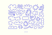 Various Doodle Elements, an Object Graphic by Léo Alexandre (Thumbnail 10 of 17)