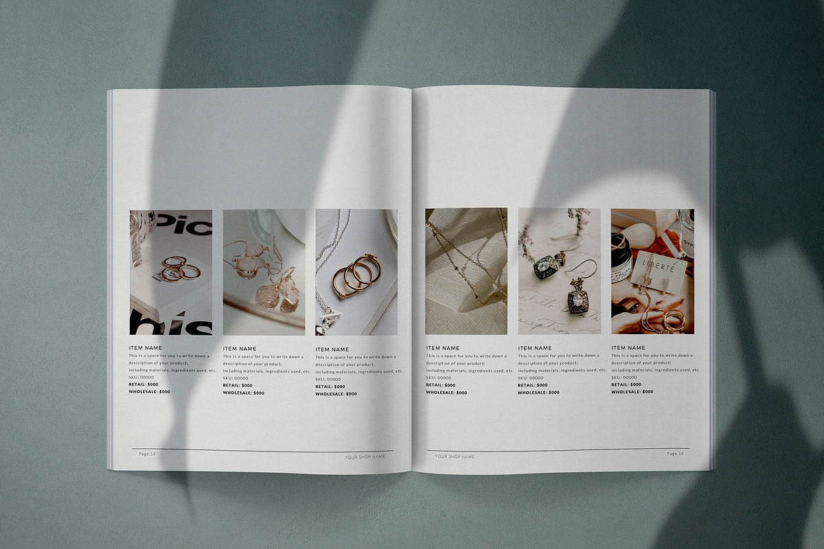 Product Catalog Template, a Magazine Template by By Stephanie Design (Photo 4 of 8)